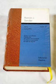 books: Obra completa, tomo II.- Sender, Ramón J.